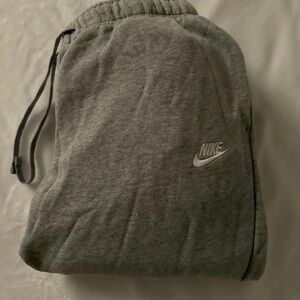 Nike grey cuffed sweatpants